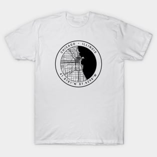 Chicago Map T-Shirt